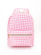 Pink Plaid Large Kids Backpack- PREORDER