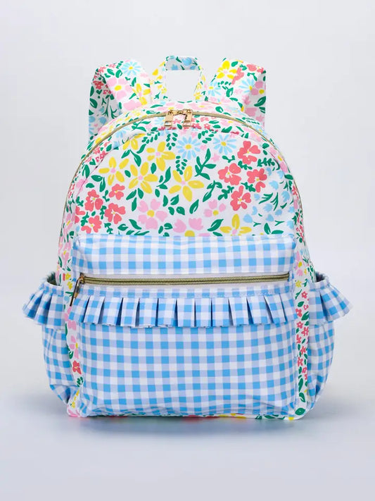 Yellow Flower Kids Backpack- PREORDER