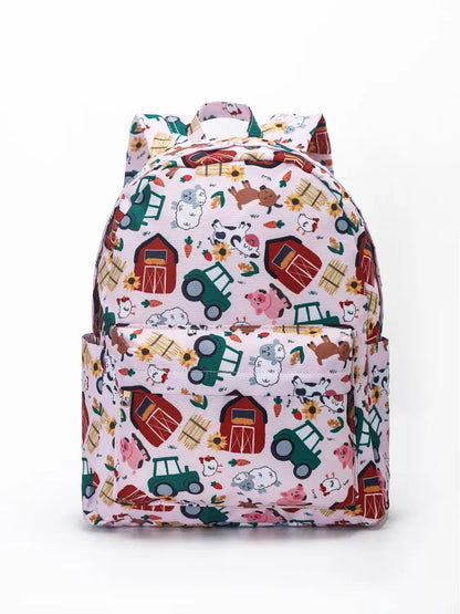 Pink Farming Kids Backpack- PREORDER