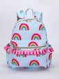 Rainbow Ruffle Kids Backpack- PREORDER