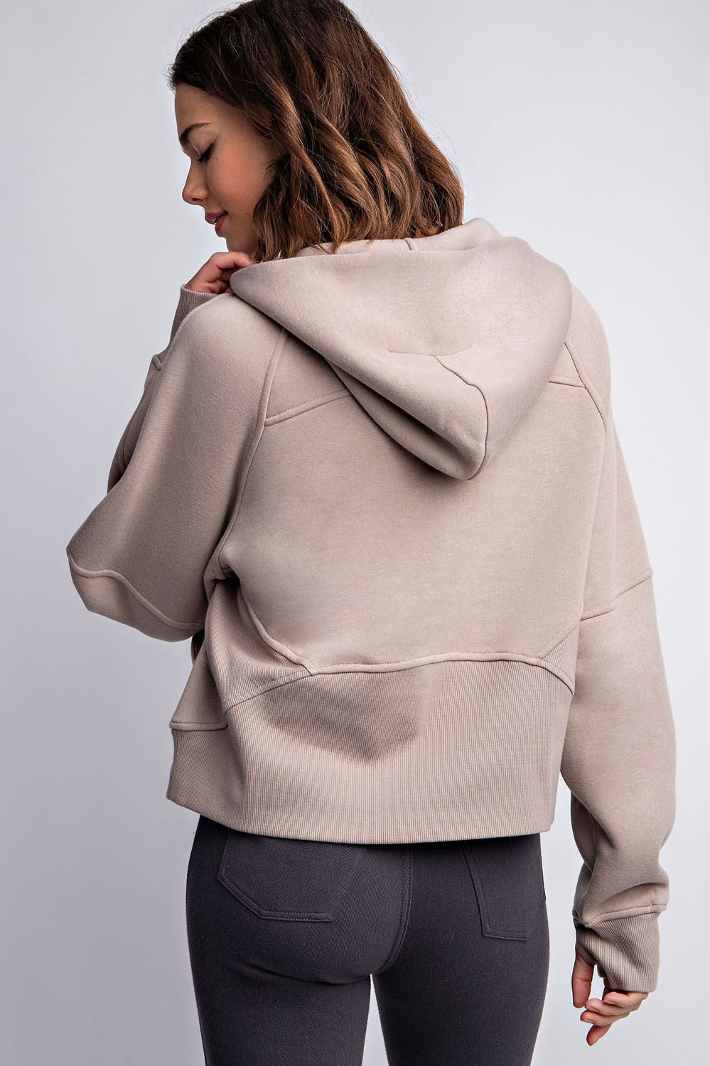 Scuba Hoodie - TAUPE